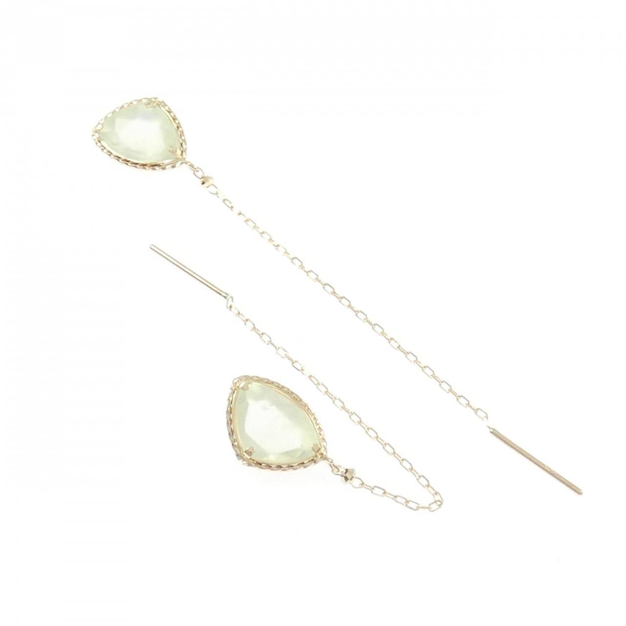 K10YG プレーナイト ピアス