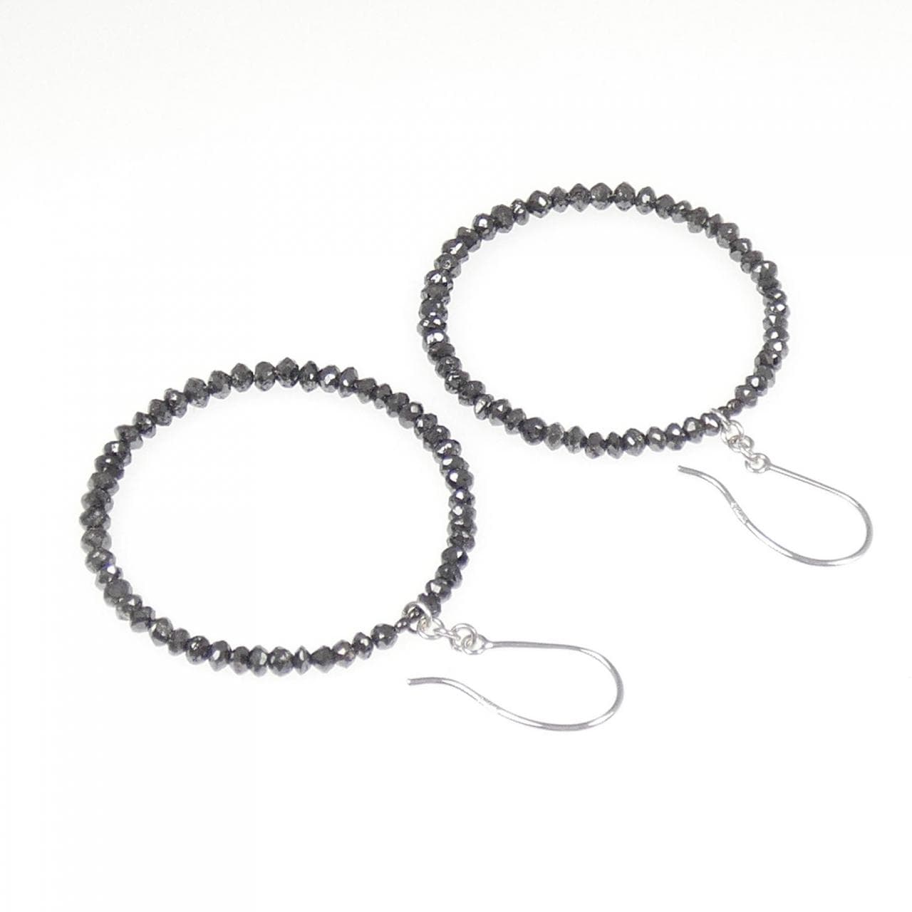 K14WG ダイヤモンド ピアス