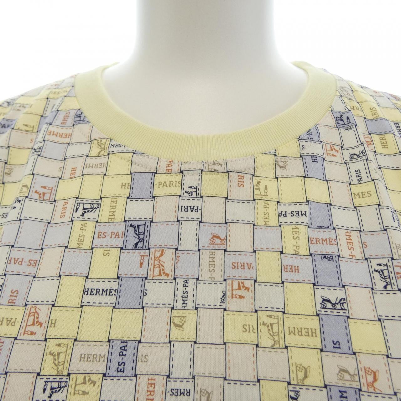 エルメス HERMES BOLDUC AU CARRE ボルデュックチェック 5E4645DK Tシャツ