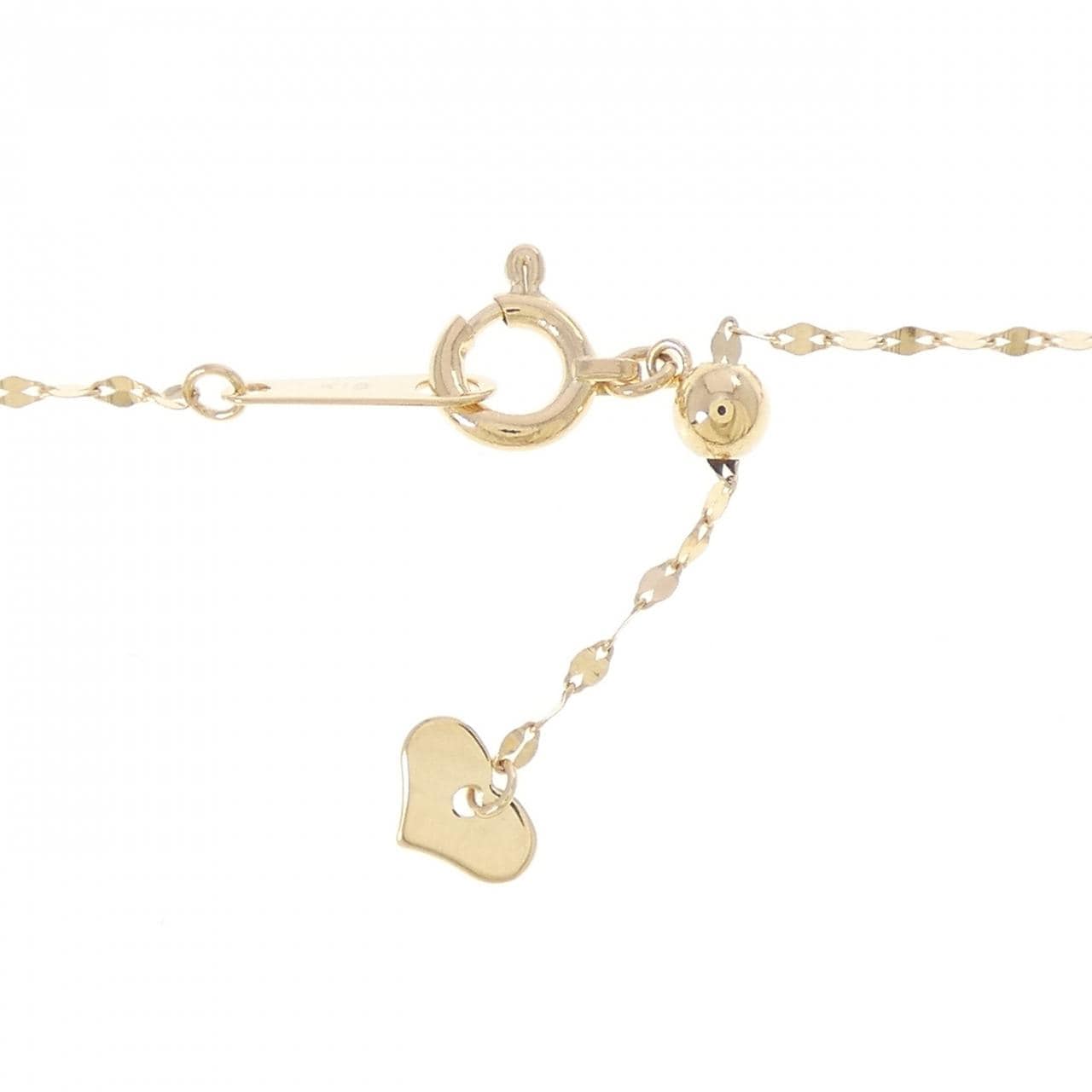 K18YG(枠) ダイヤモンド コイン ネックレス0.01CT