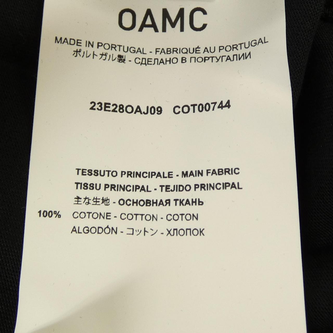 オーエーエムシー OAMC 23E28OAJ09 COT0074 Tシャツ