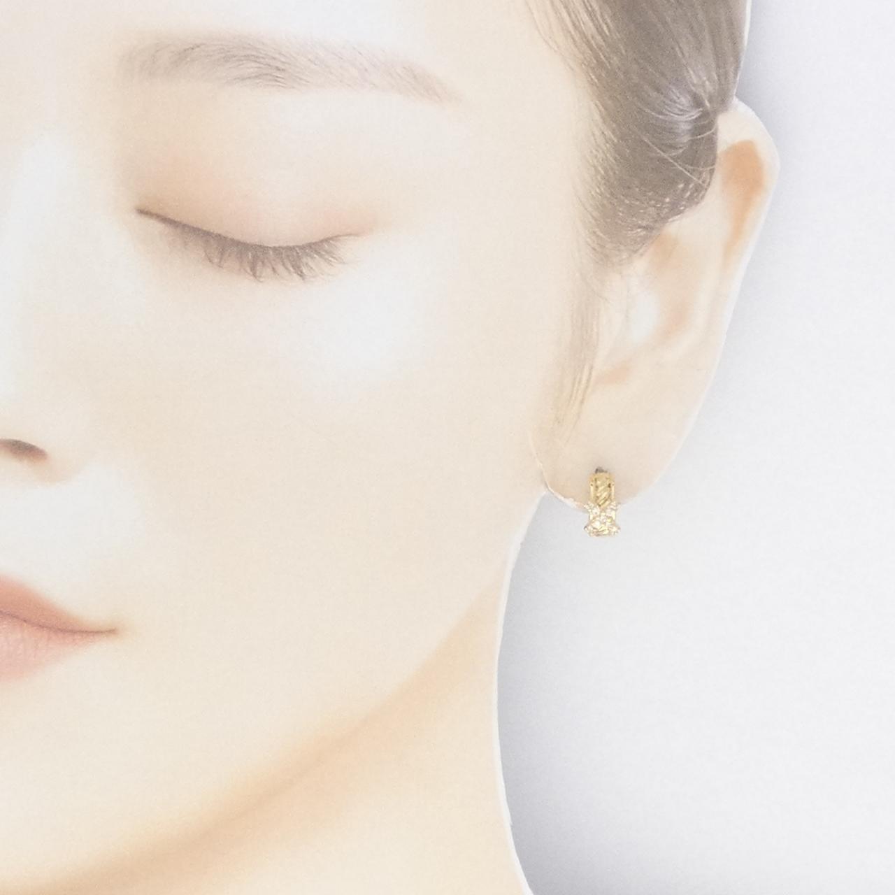 K18YG ダイヤモンド ピアス 0.18CT