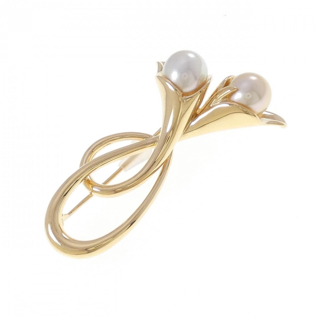 タサキ 白蝶パール ブローチ