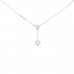 K18WG ダイヤモンド ネックレス 0.32CT