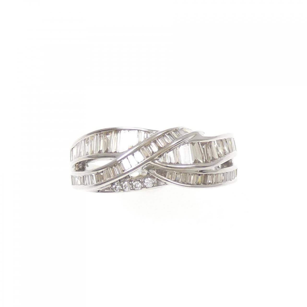 K18WG ダイヤモンド リング 0.70CT