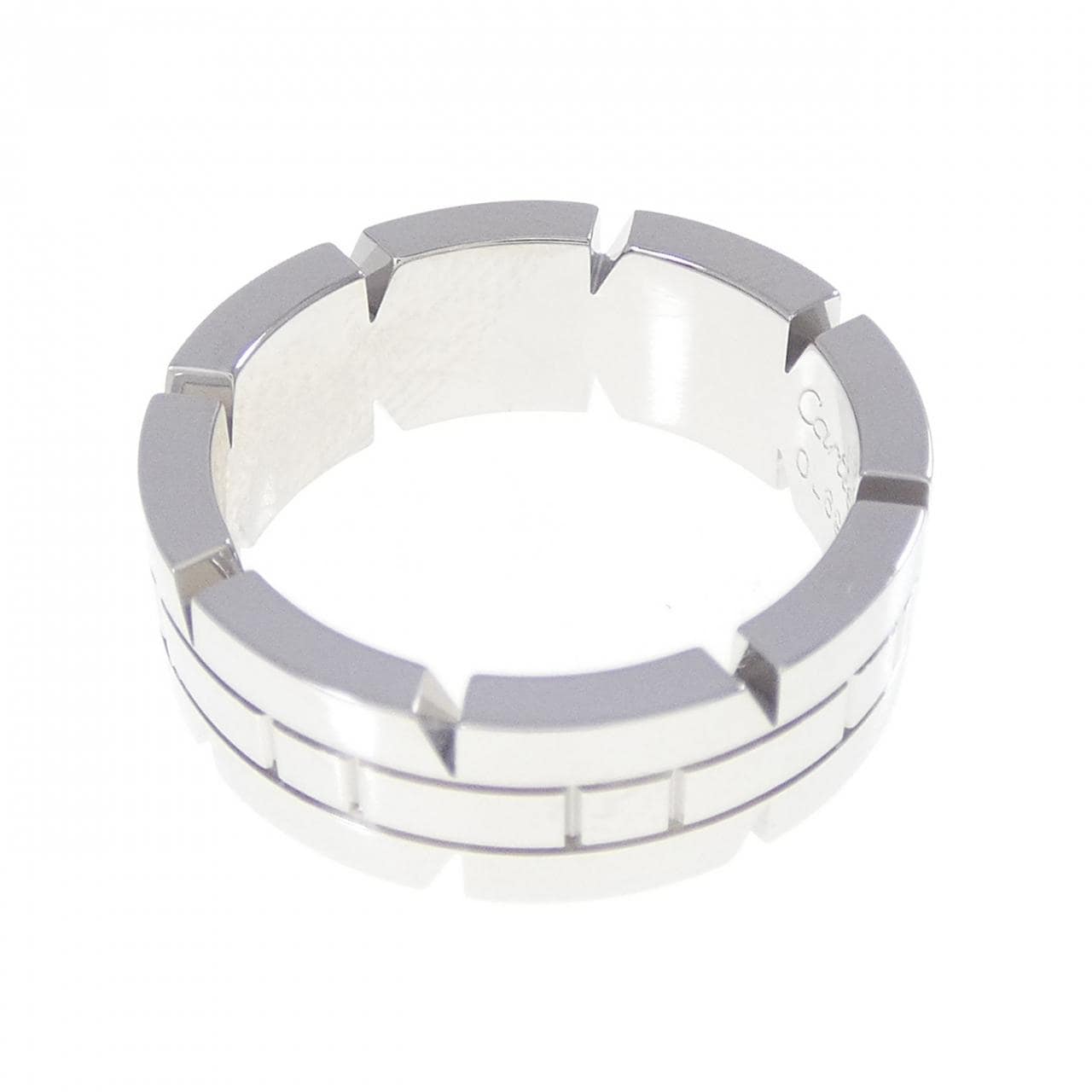 カルティエ タンクフランセーズ ハーフダイヤ リング