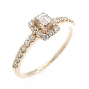 【新品】K18PG ダイヤモンド リング 0.55CT