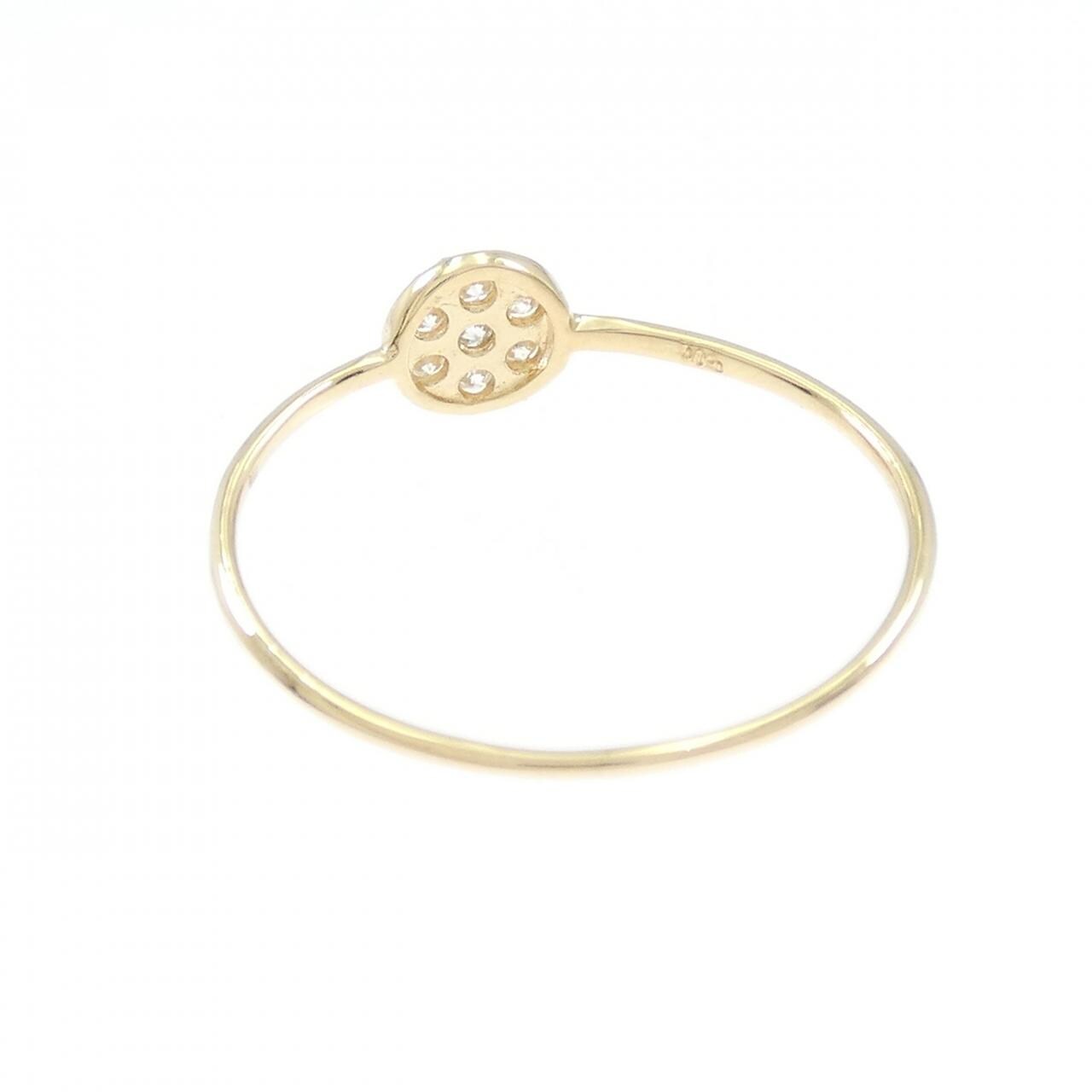 【リメイク】K18YG ダイヤモンド リング 0.10CT