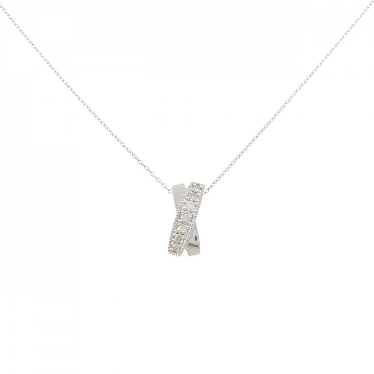 PT900/PT850 ダイヤモンド ネックレス 0.25CT
