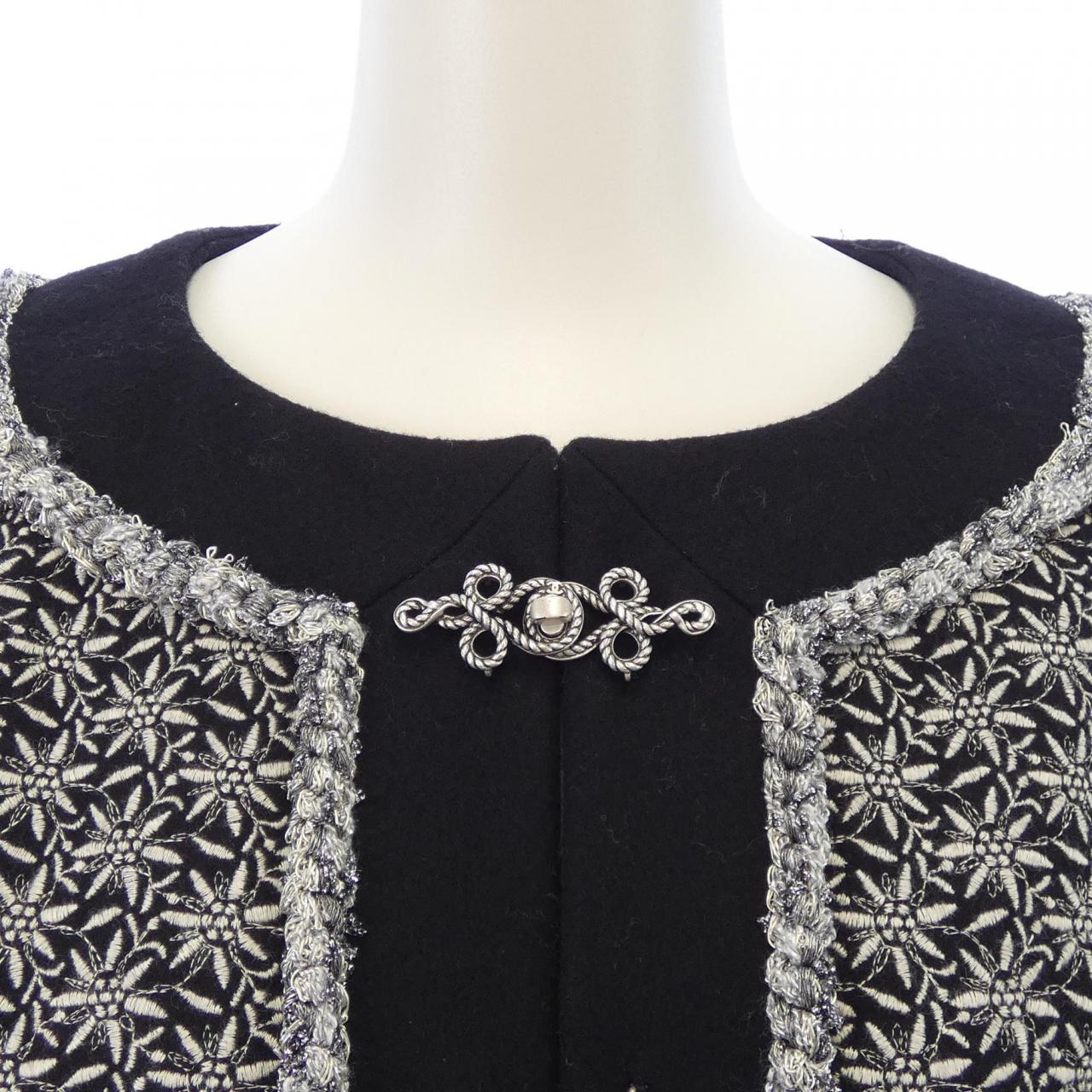 シャネル CHANEL P51898W05669 15A ノーカラージャケット