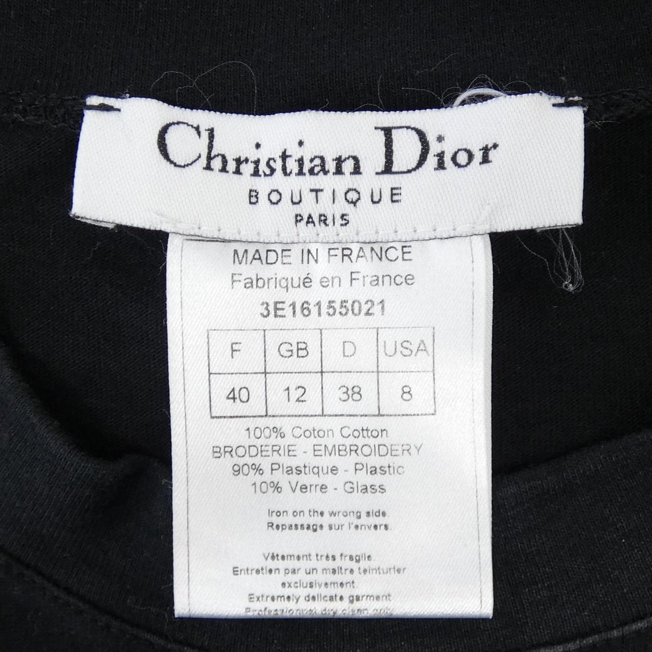 【ヴィンテージ】クリスチャンディオール CHRISTIAN DIOR 3E16155021 Tシャツ