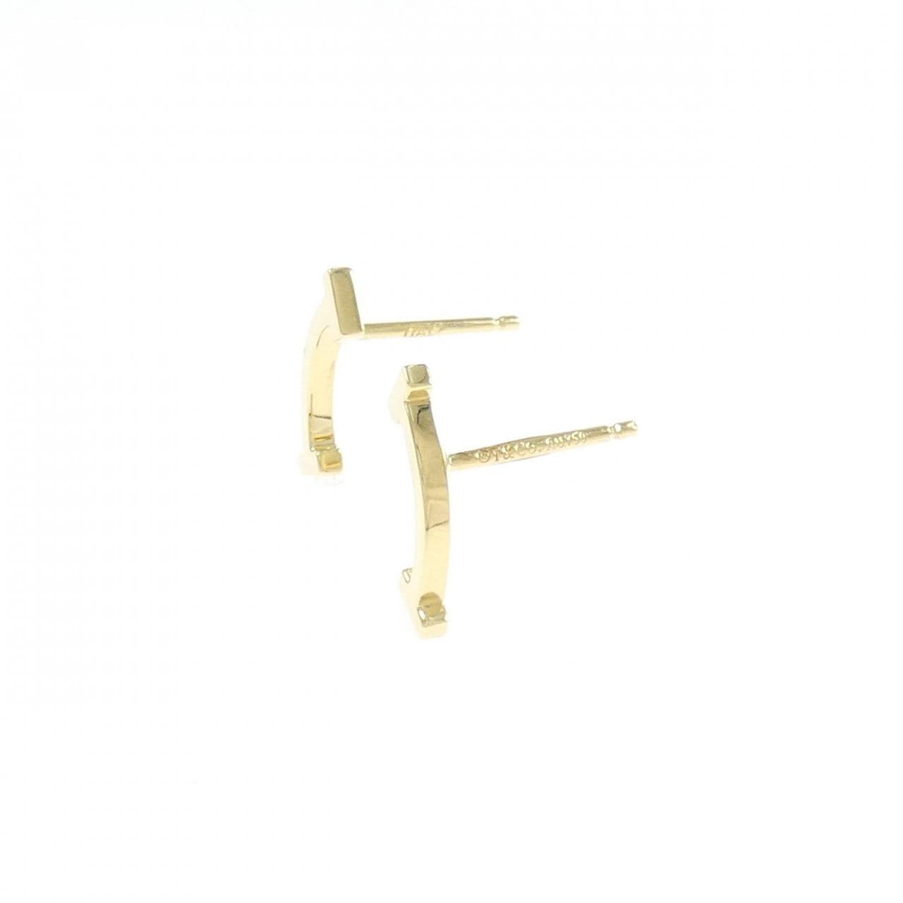 ティファニー Tスマイル ピアス