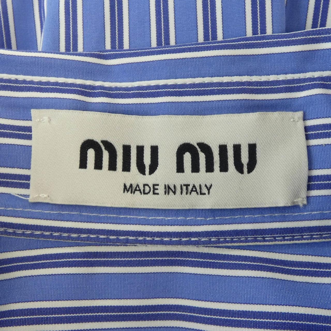 ミュウミュウ MIU MIU ポプリンシャツ MK1694 1101 シャツ