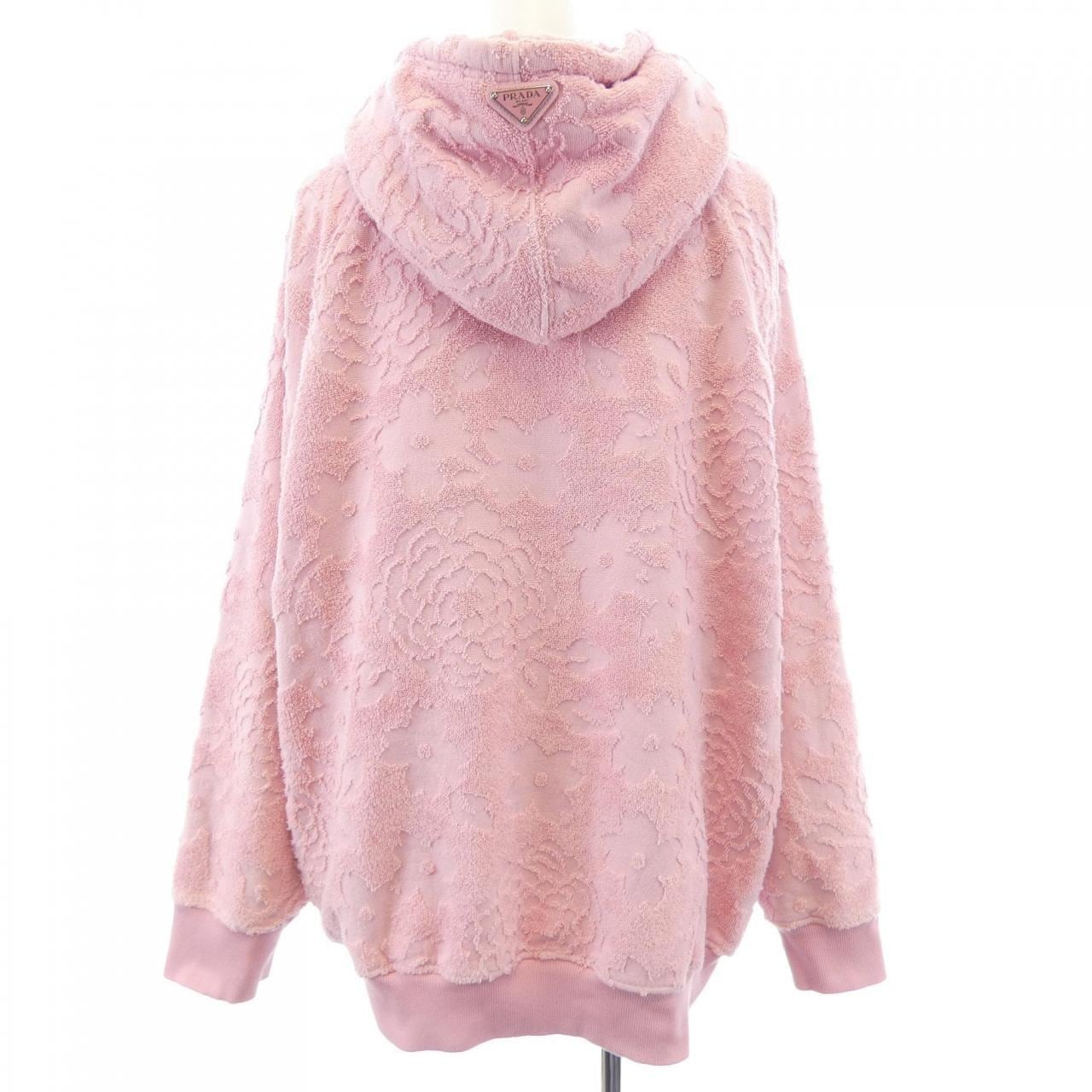 プラダ PRADA トライアングルロゴ ジャカードテリークロスフーディ UJL210 S221 10E3 パーカー