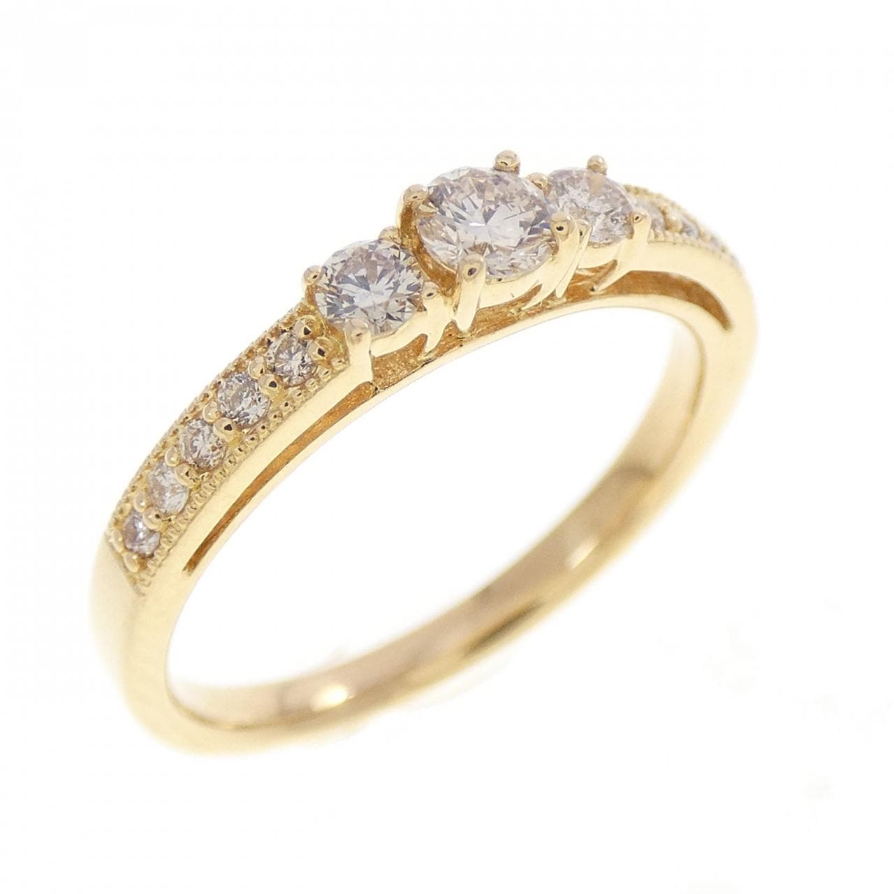 K18YG ダイヤモンド リング 0.30CT