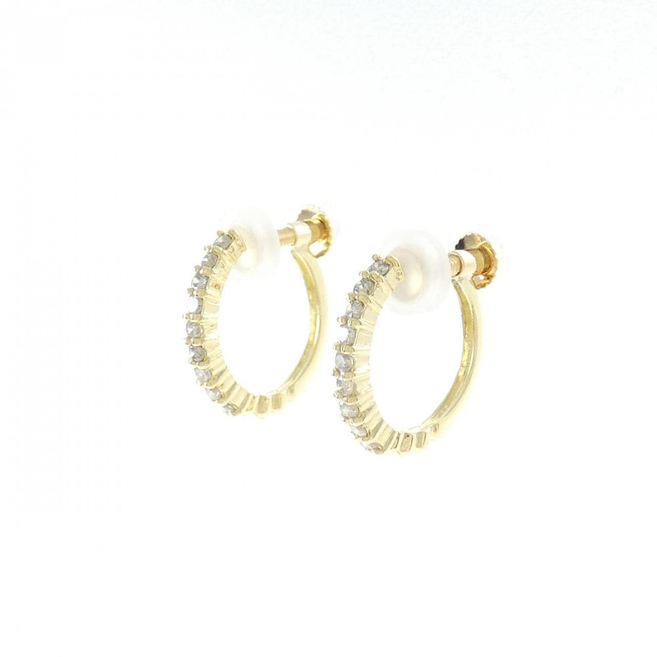 K18YG Diamond earrings 0.20CT
