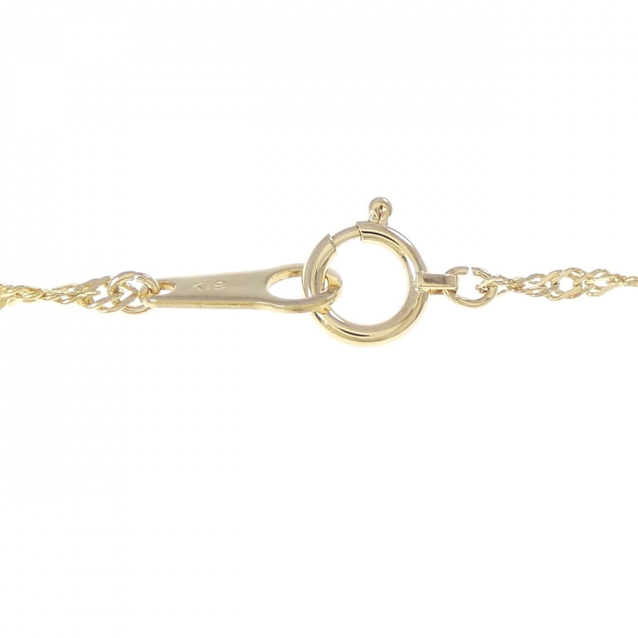 K18YG ダイヤモンド ネックレス 0.28CT