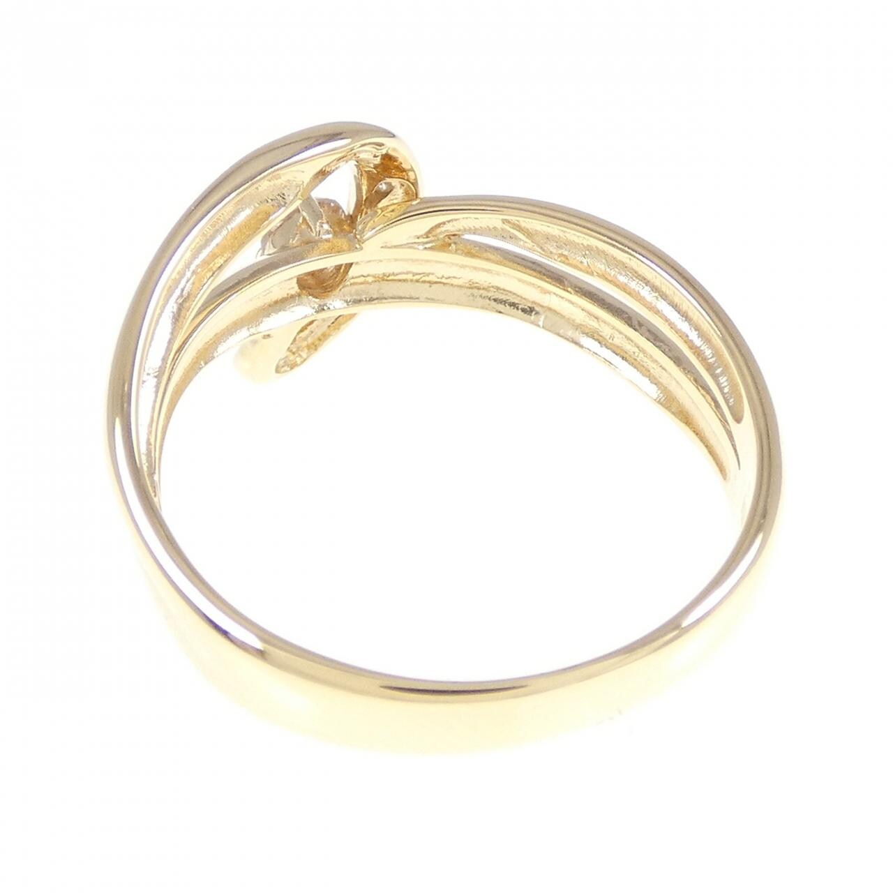 K18YG ダイヤモンド リング 0.12CT
