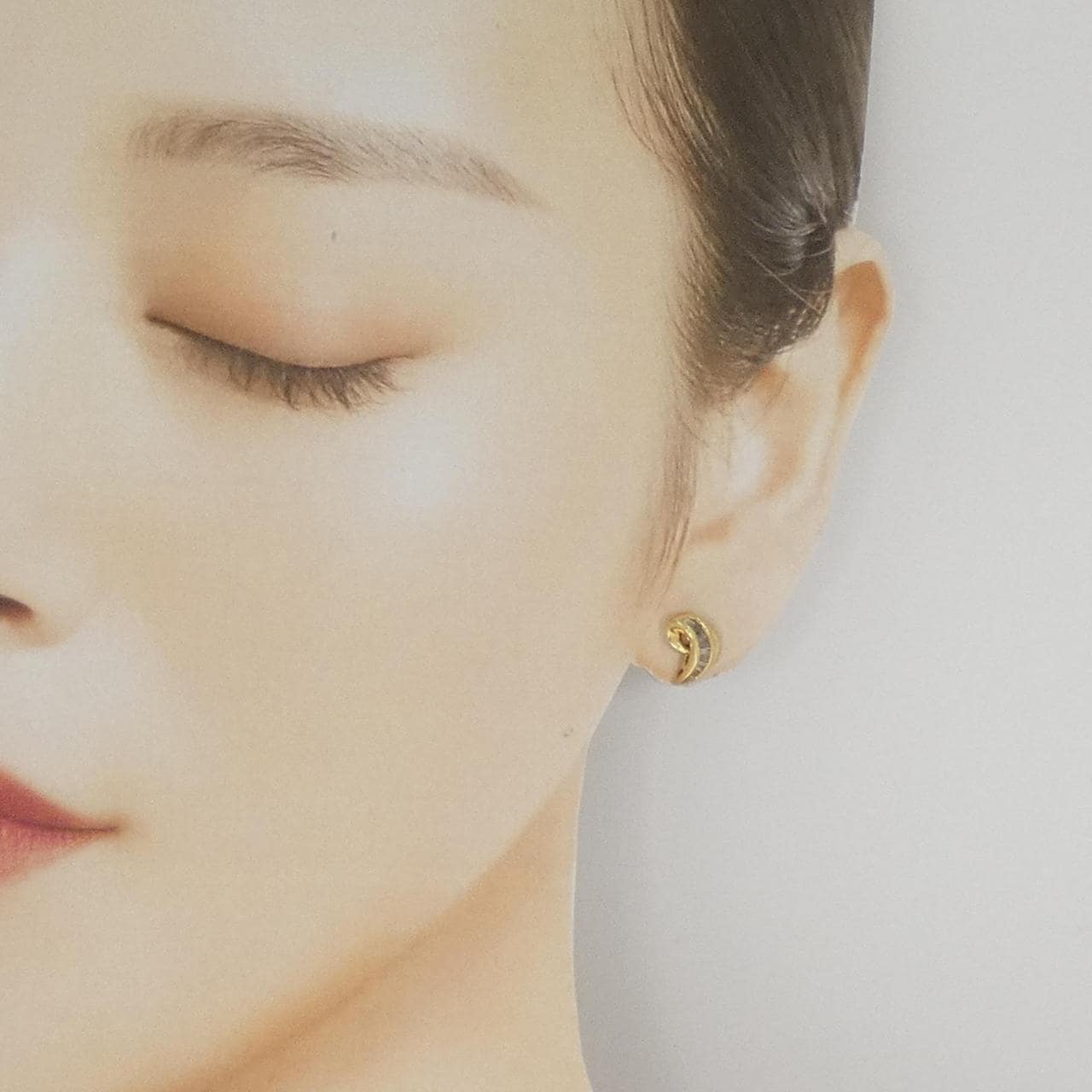 K18YG ダイヤモンド ピアス 0.30CT