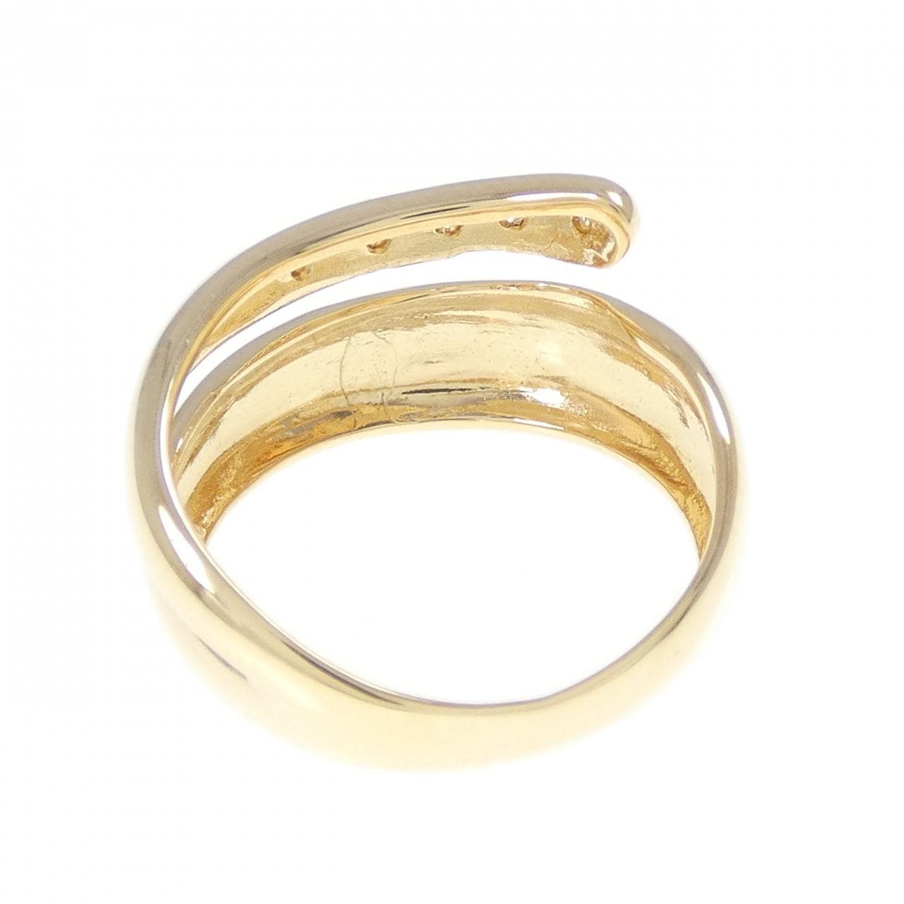 K18YG ダイヤモンド リング 0.02CT
