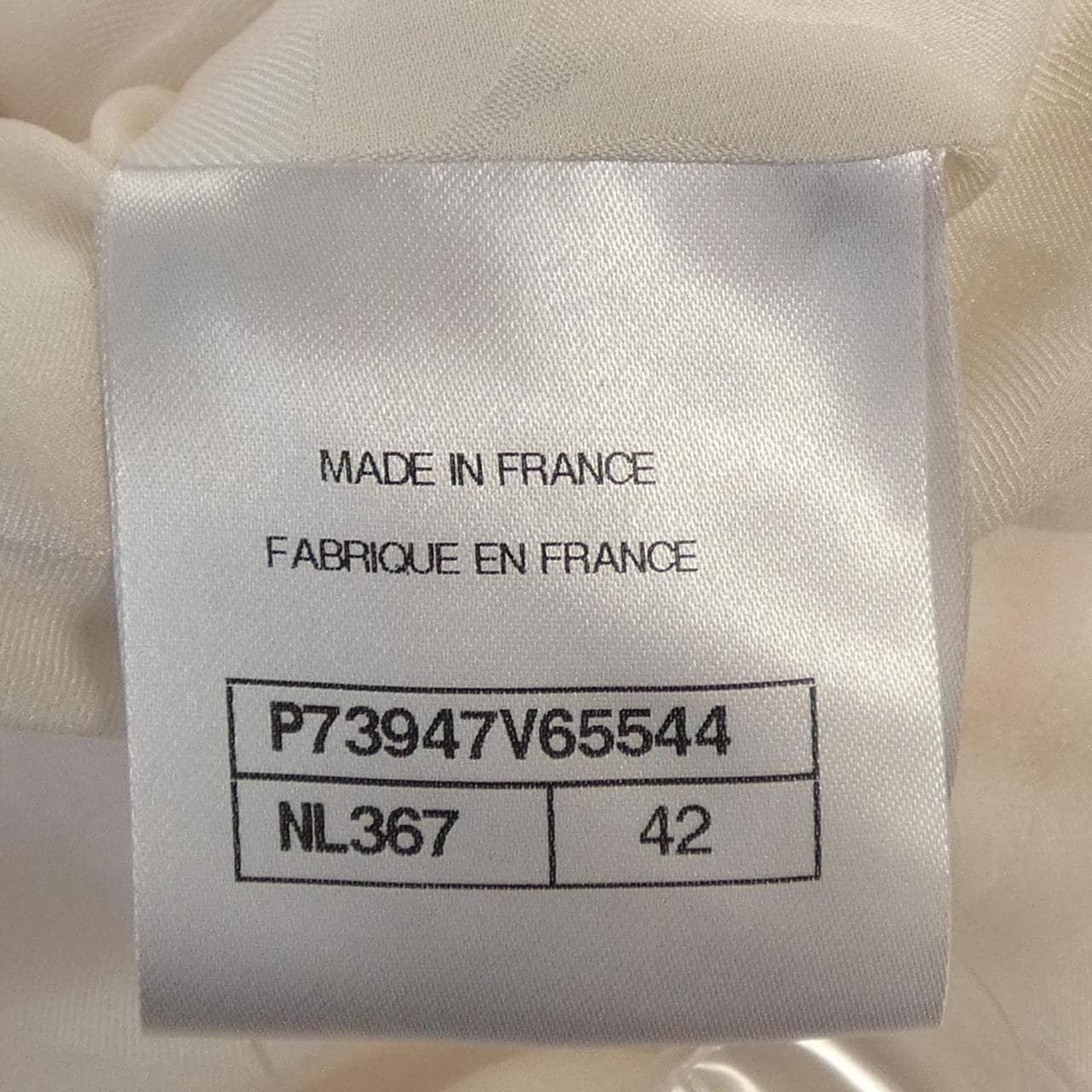 シャネル CHANEL LOOK38 P73947V65544 23C ノーカラージャケット