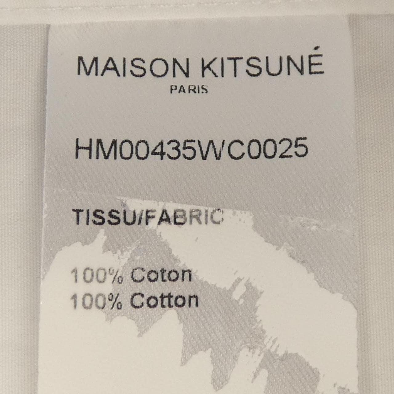 メゾンキツネ MAISON KITSUNE HM00435WC0025 シャツ