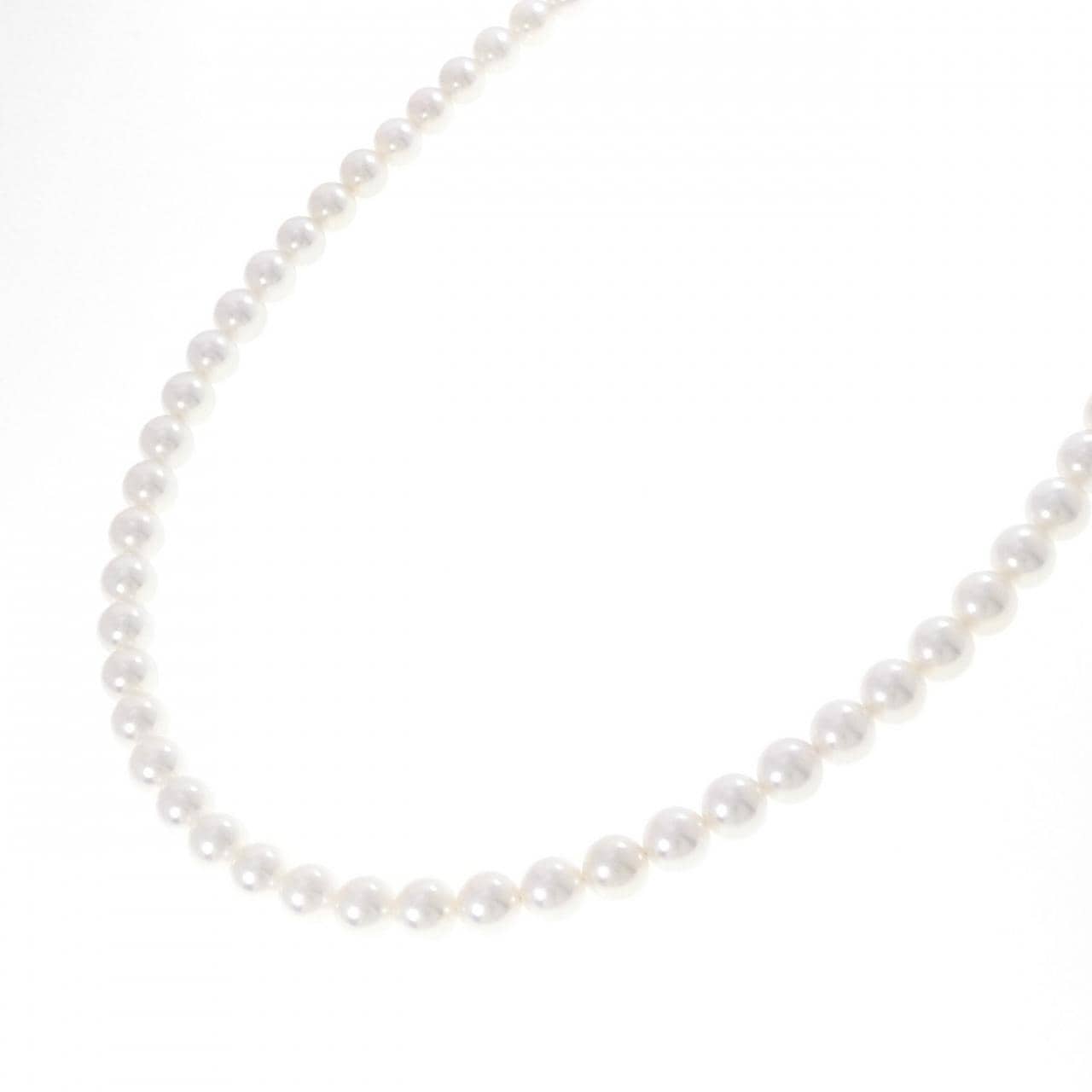 シルバークラスプ アコヤパール ネックレス 6.5-7mm
