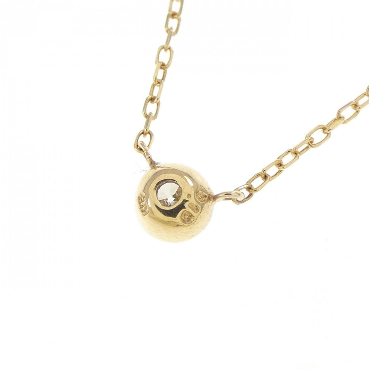 K18YG ダイヤモンド ネックレス 0.10CT