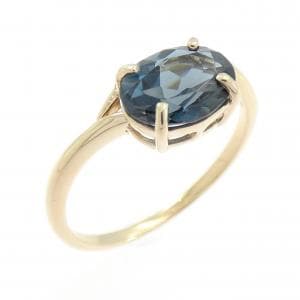 K10YG ブルートパーズ リング