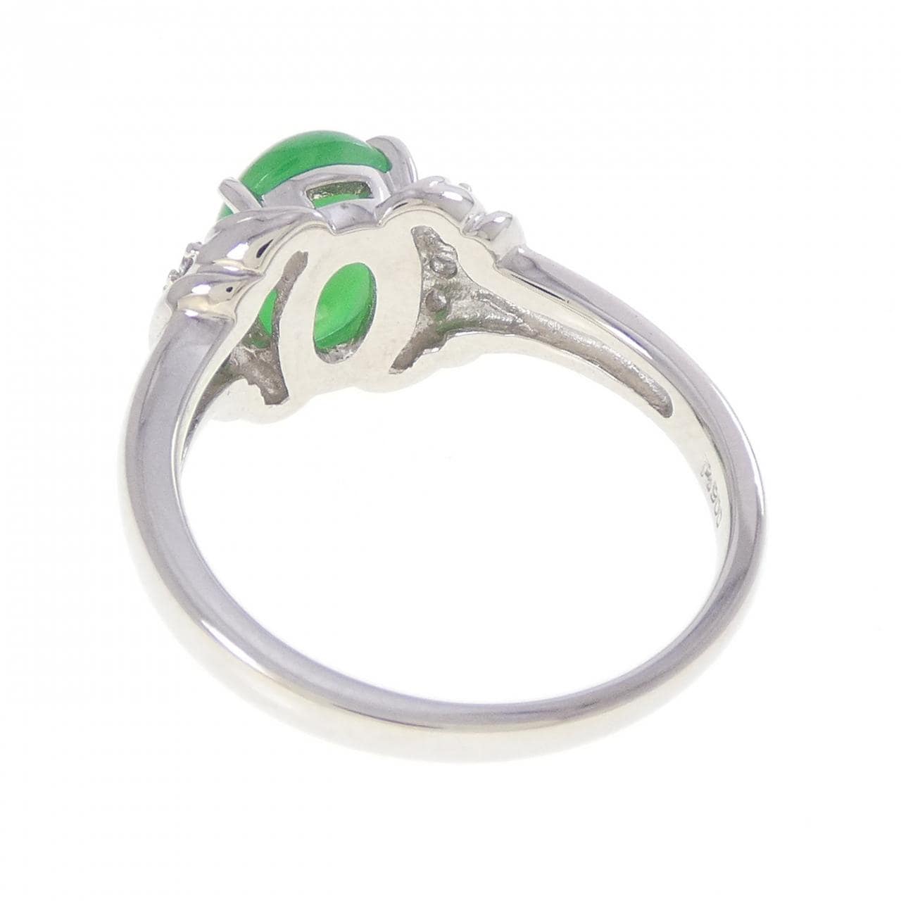 PT900 ヒスイ リング 2.75CT