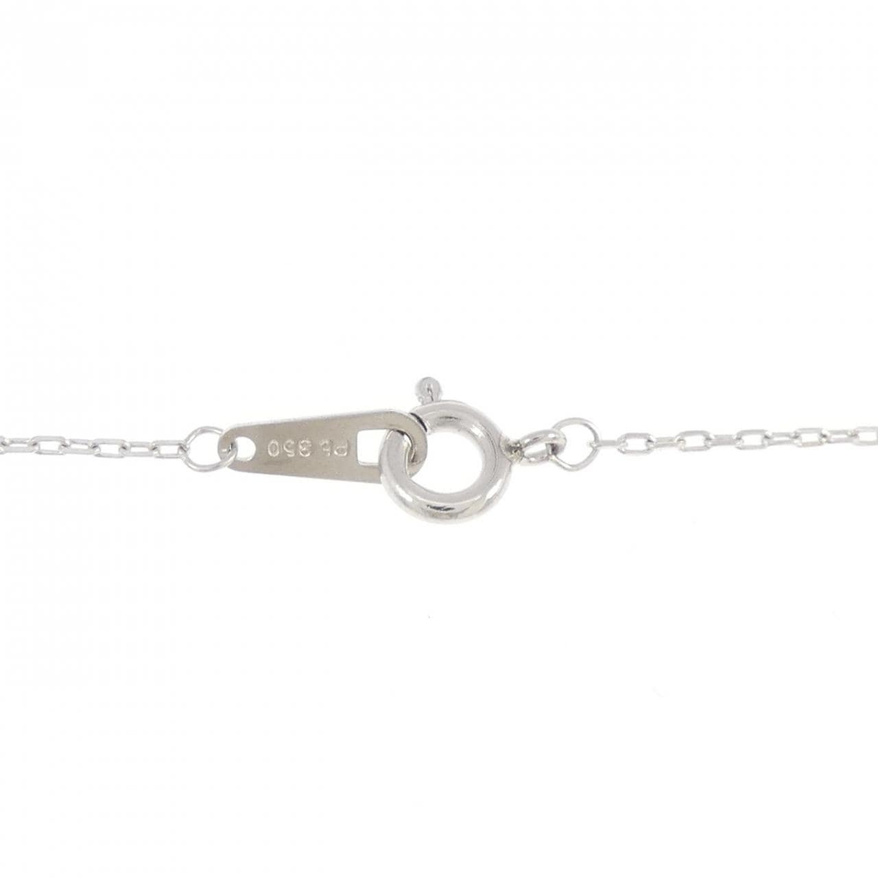 PT900/PT850 ハート ダイヤモンド ネックレス 0.30CT