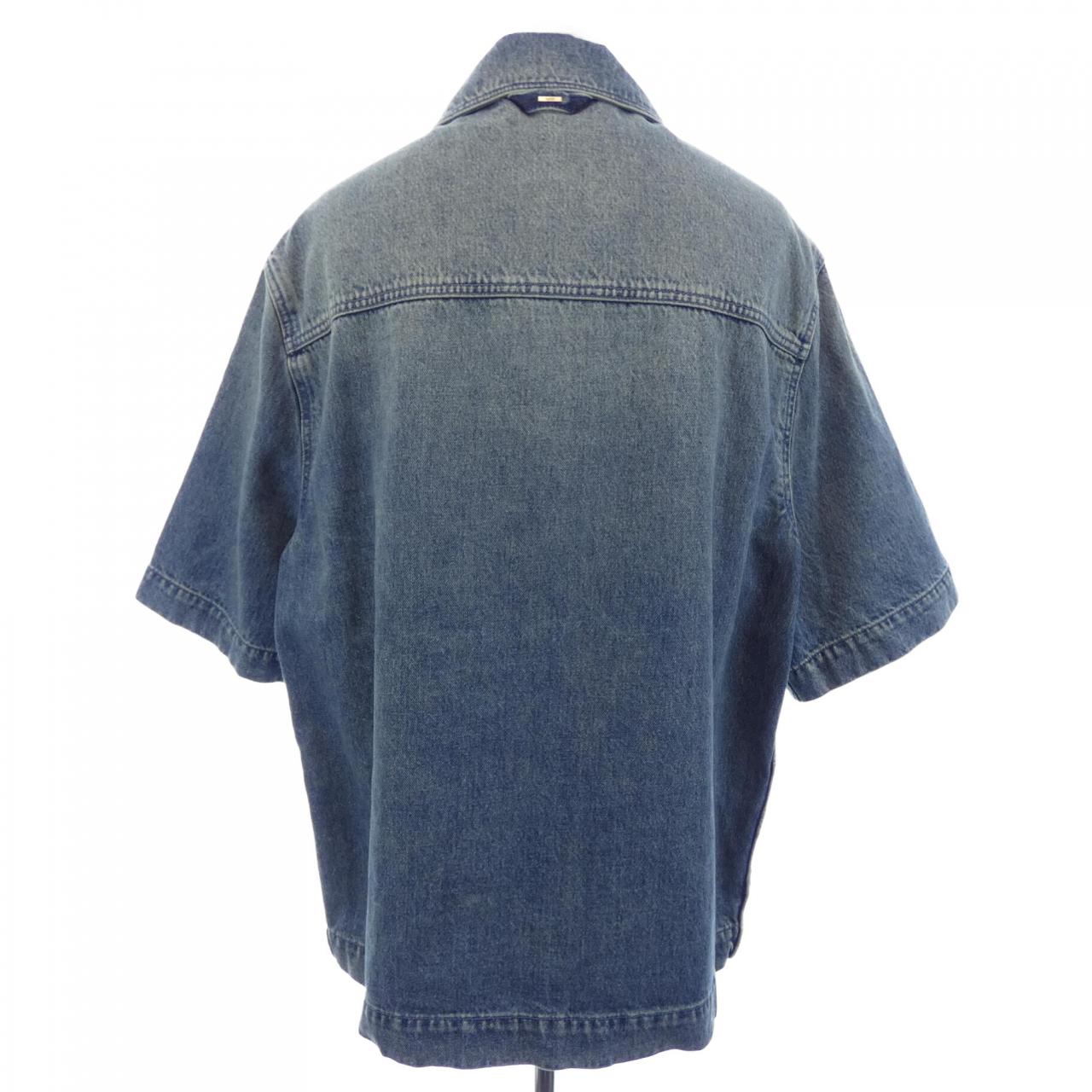 ルイヴィトン LOUIS VUITTON ショートスリーブデニムワークウエアシャツ HOS46WY38 デニムジャケット