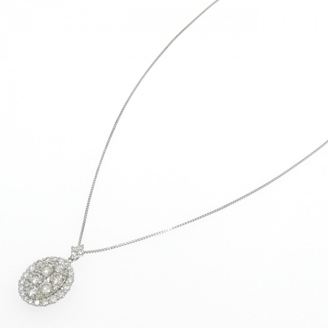 PT900/PT850 ダイヤモンド ネックレス 1.50CT