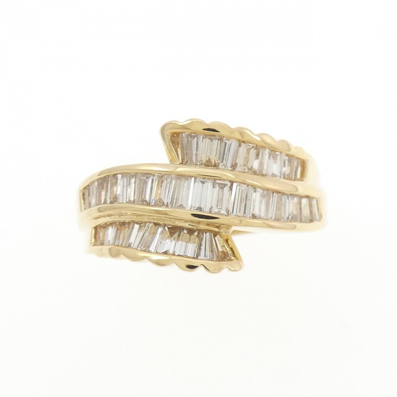 K18YG ダイヤモンド リング 1.20CT