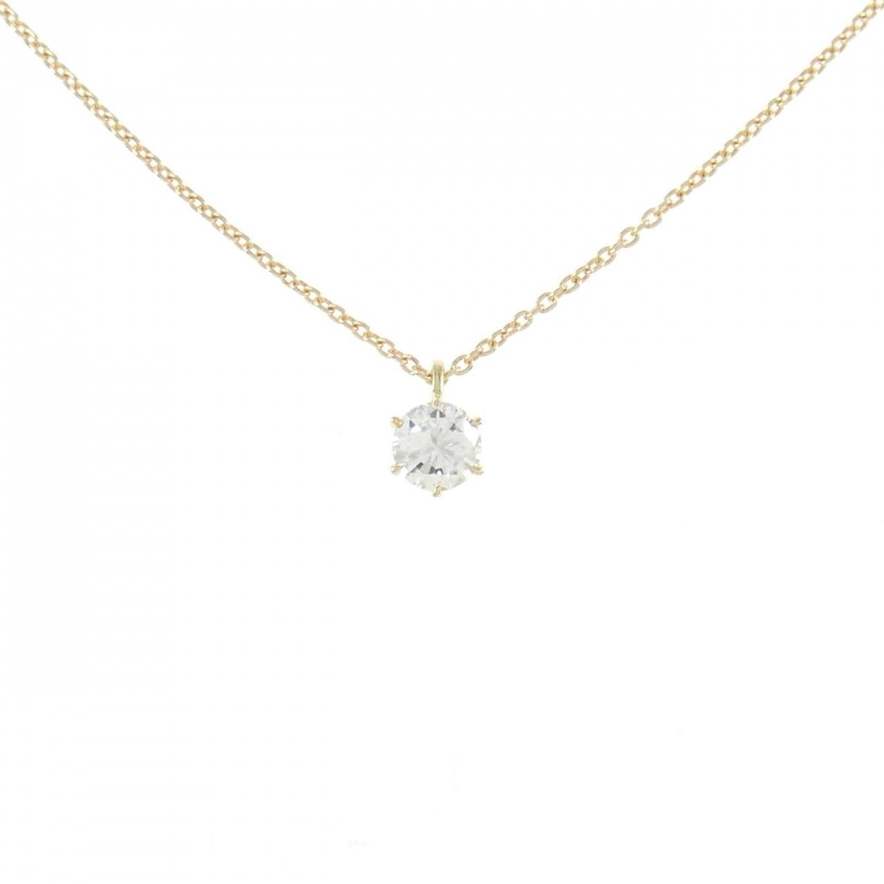 [Remake] K18YG Diamond Necklace 0.244CT E VS1 Good