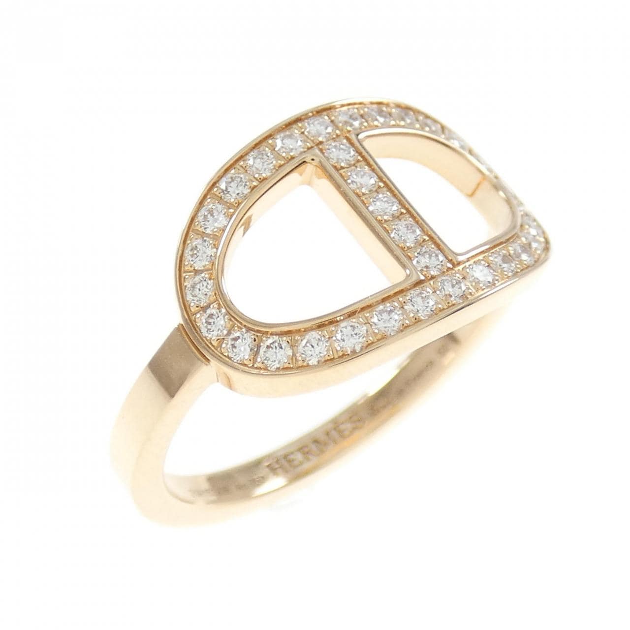 HERMES Chaine d&#39;Ancre Contour Ring