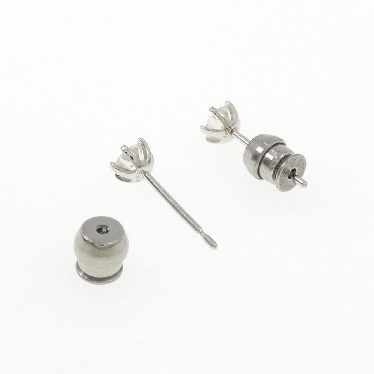 【再加工款】PT900/ST鑽石耳環 0.226克拉 0.241克拉 G色 SI1淨度 3EXT-EXT