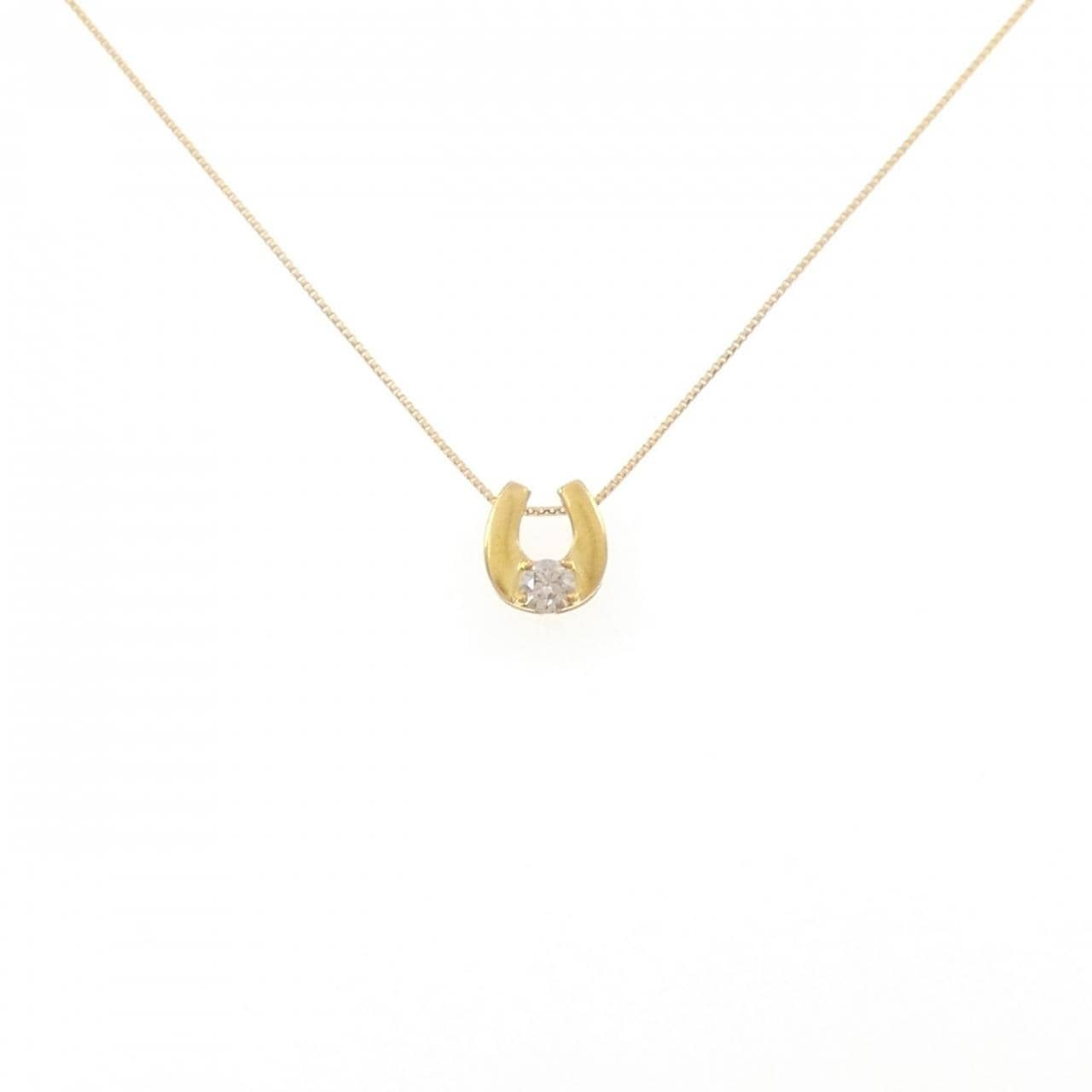 ジーエスティービー ダイヤモンド ネックレス 0.12CT