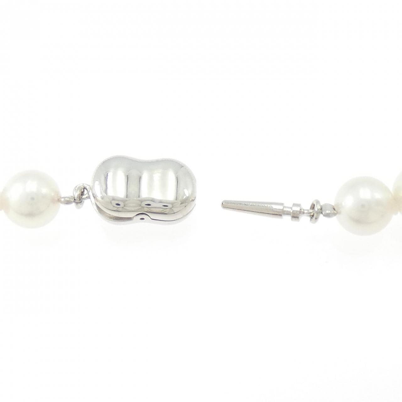 シルバークラスプ アコヤパール ネックレス 7-7.5mm