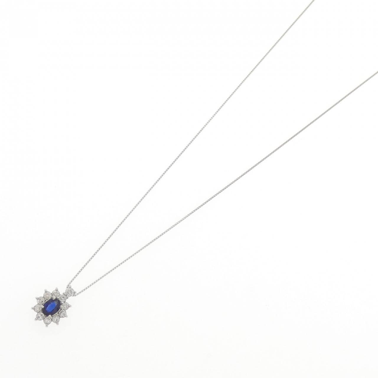 PT900/PT850 サファイヤ ネックレス 0.50CT