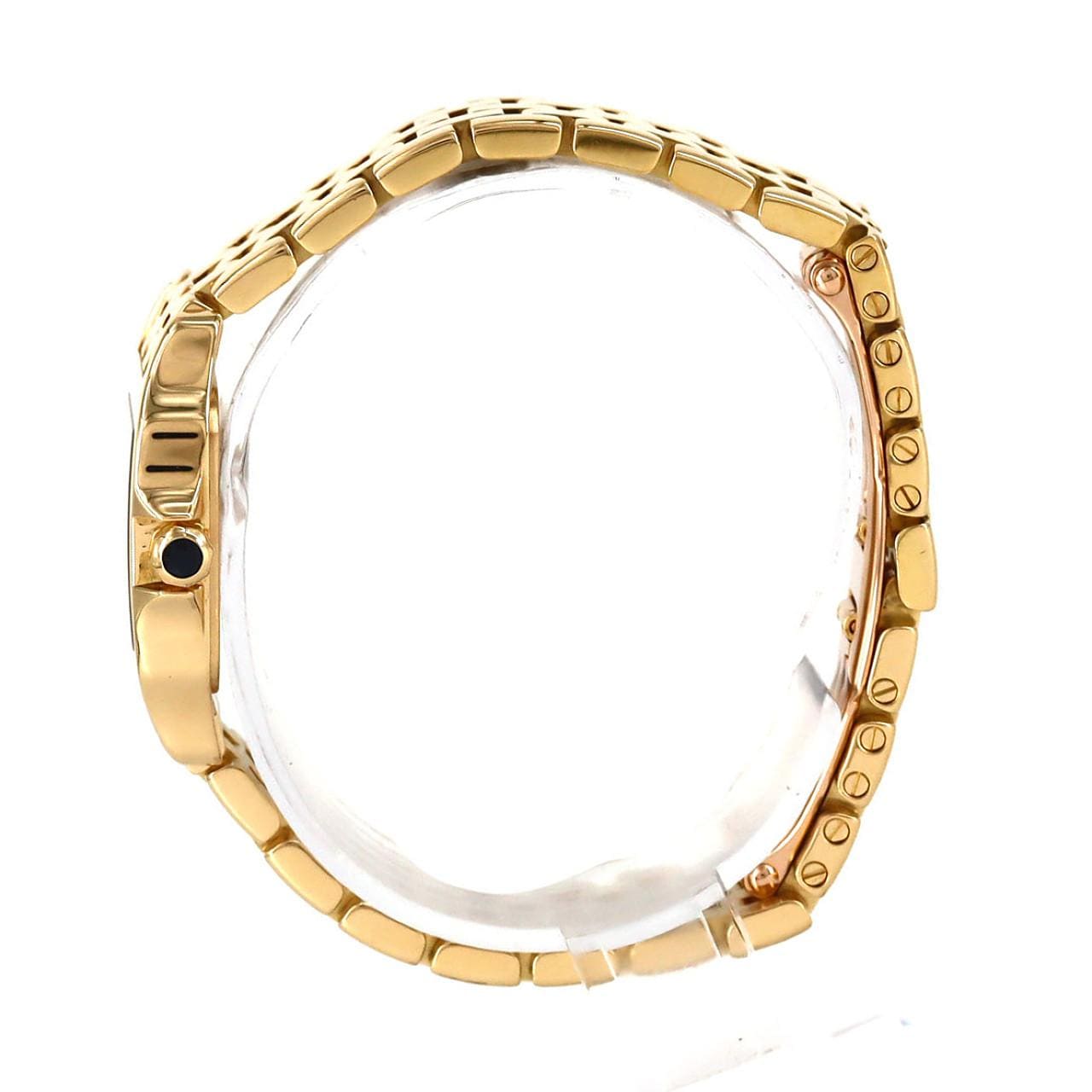 カルティエ サントスドゥモワゼルSM YG W25063X9 YG クォーツ