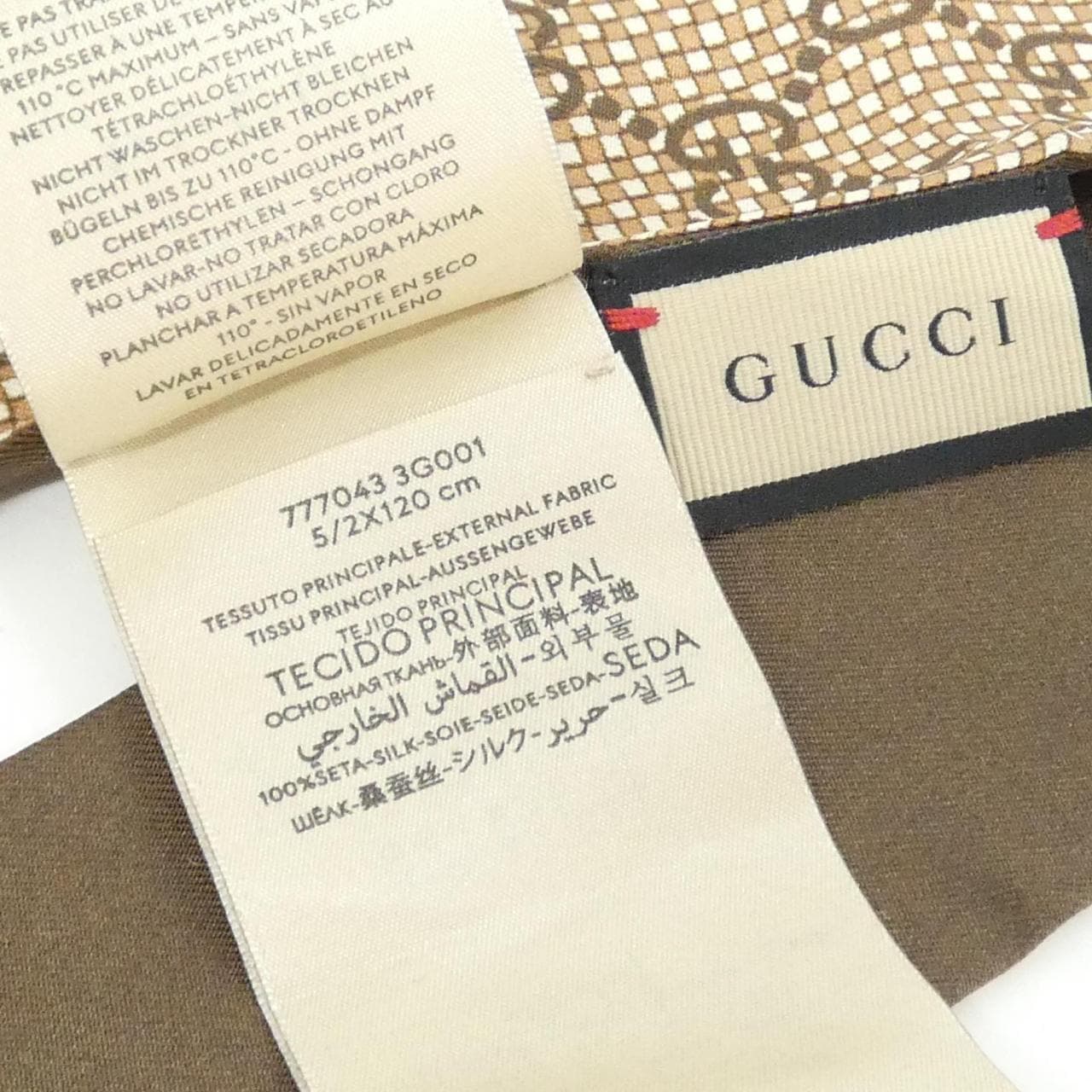グッチ 777043 3G001 スカーフ
