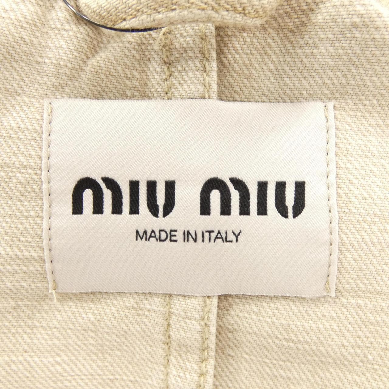 ミュウミュウ MIU MIU MIU MIU ロゴ GWS119 SOOO 140H コート