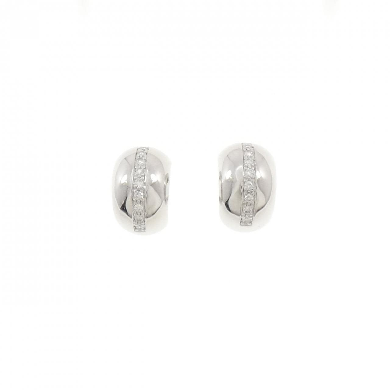 18KWG/K18WG ダイヤモンド ピアス 0.20CT