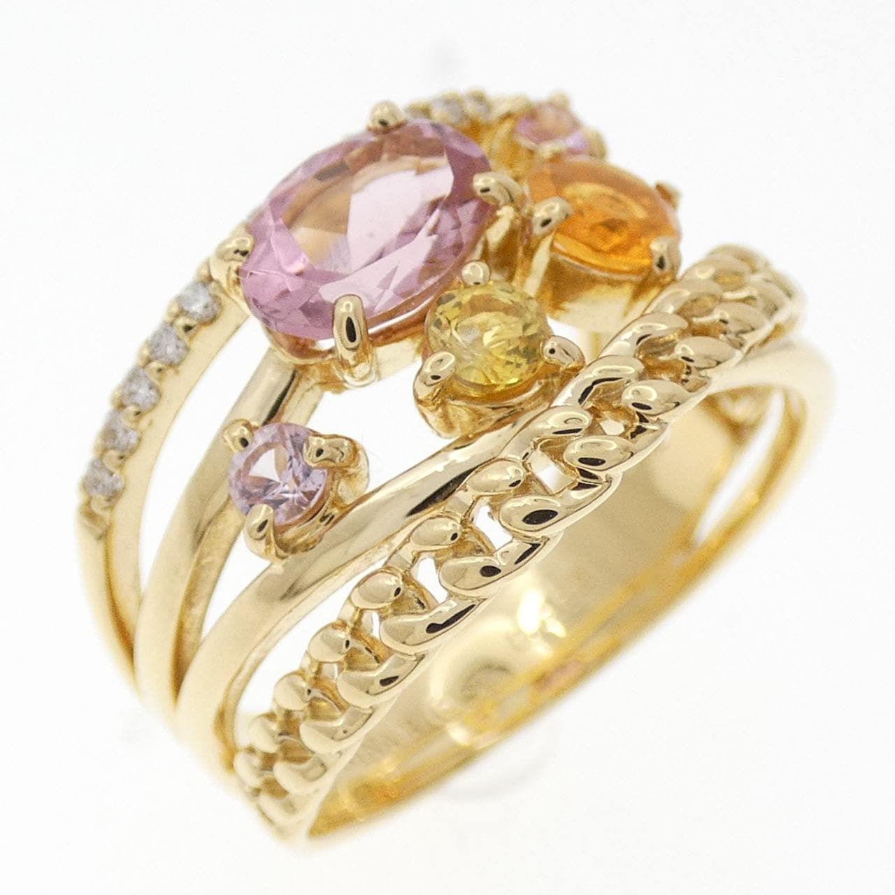 ニナリッチ カラーストーン リング