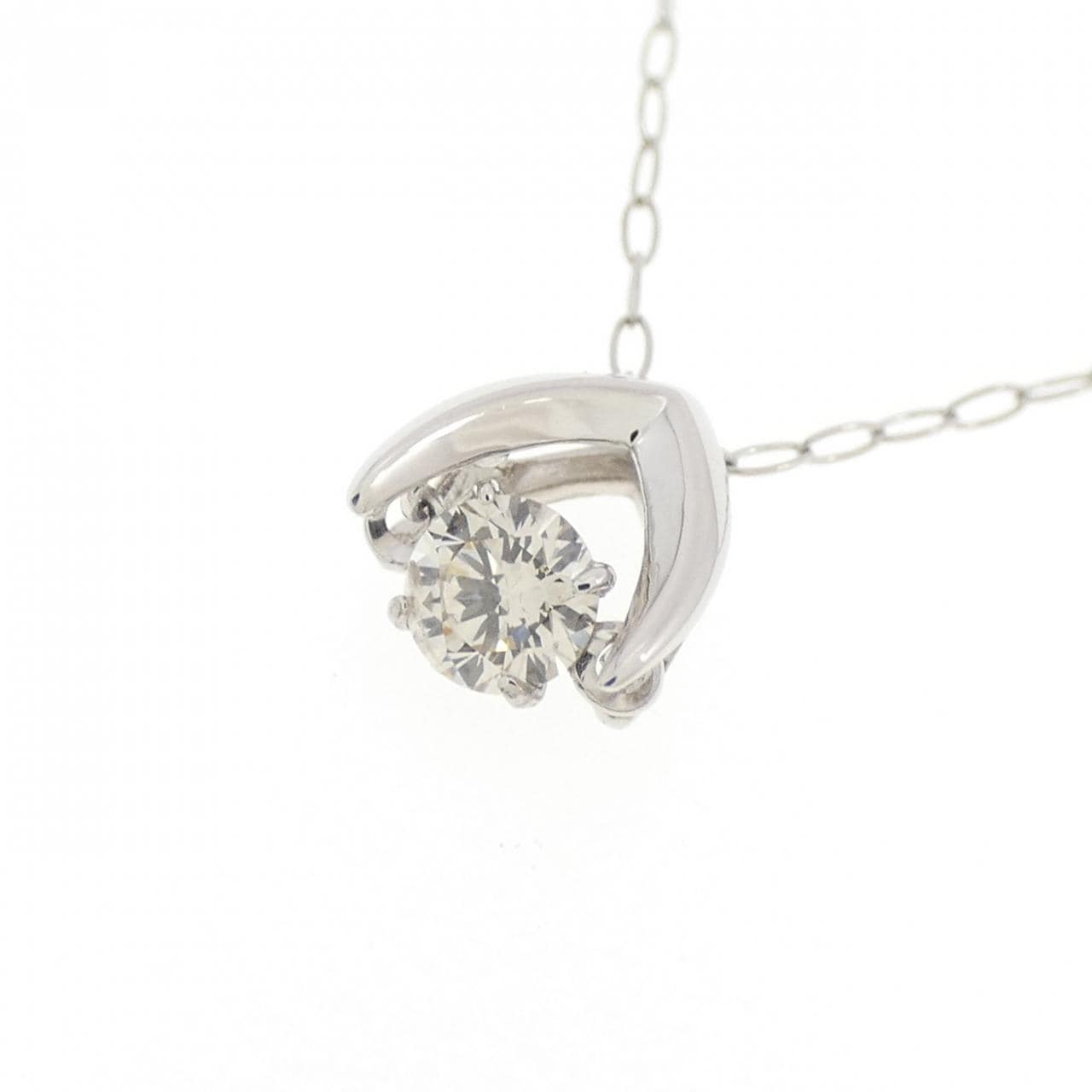 PT900/PT850 ダイヤモンド ネックレス 0.10CT