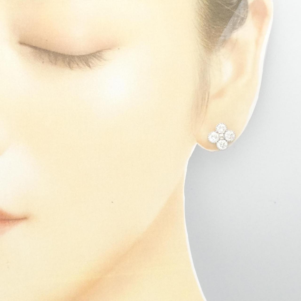 [新品] PT鑽石耳環 2.152CT EF SI1-SI2 VG-GOOD