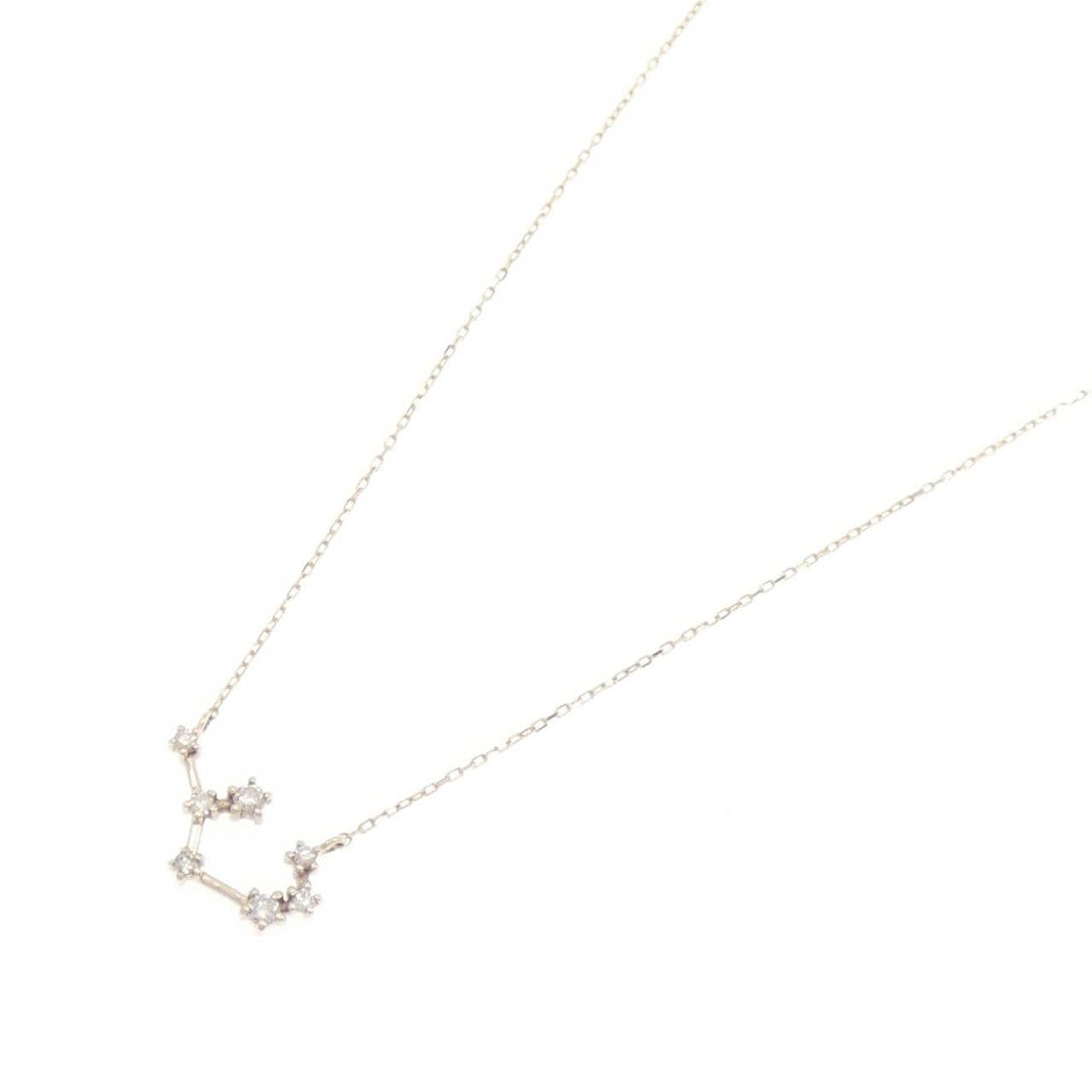 [BRAND NEW] K10YG Sagittarius Diamond Necklace 0.08CT