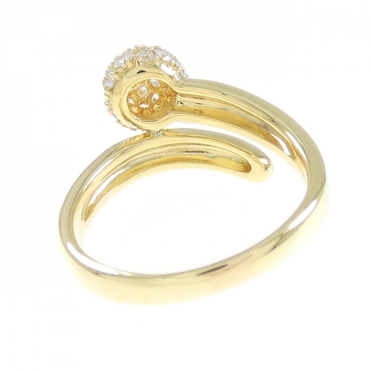K18YG ダイヤモンド リング 0.65CT