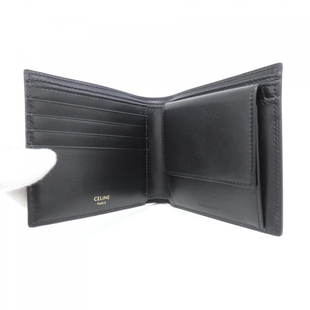 【新品】セリーヌ BI-FOLD WALLET WITH COIN 10C872BQB 財布